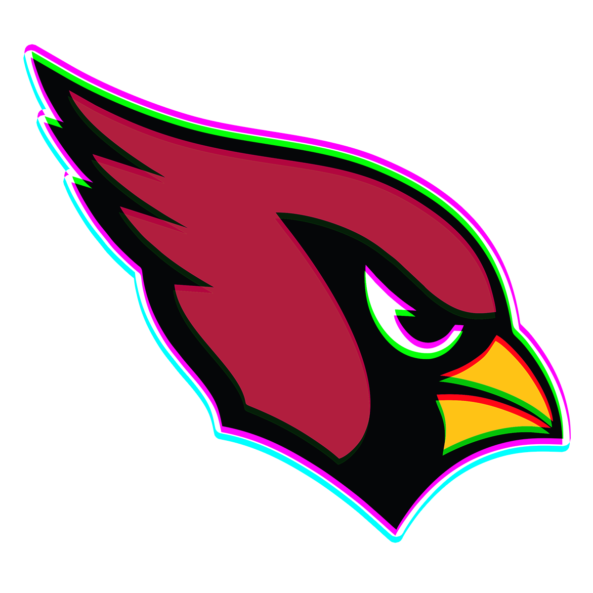 Phantom Arizona Cardinals logo decal supplier